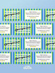 Teşekkür Kartı 1 – Tasarım Paketleme Kartı (Thank You Card)