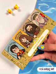 4’lü Harry Potter Mıknatıslı Kitap Ayracı Seti 1 – Wizard Magic Magnetic Bookmark