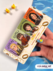 4’lü Yüzüklerin Efendisi Mıknatıslı Kitap Ayracı Seti 1 – LOTR Fantasy Magnetic Bookmark