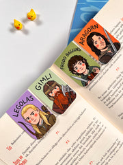 8’li Yüzüklerin Efendisi Mıknatıslı Kitap Ayracı Seti – LOTR Fantasy Mega Set Magnetic Bookmark