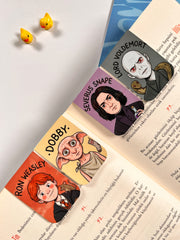 4’lü Harry Potter Mıknatıslı Kitap Ayracı Seti 2 – Wizard Magic Magnetic Bookmark