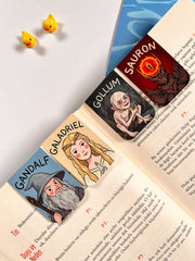 4’lü Yüzüklerin Efendisi Mıknatıslı Kitap Ayracı Seti 2 – LOTR Fantasy Magnetic Bookmark