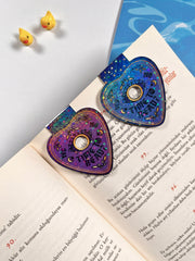2’li Ouija Kalp Simli Hologramlı Mıknatıslı Kitap Ayracı Seti – “Time to Read?” Gothic Bookmark