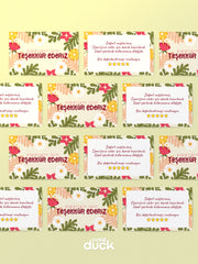 Teşekkür Kartı 3 – Tasarım Paketleme Kartı (Thank You Card)