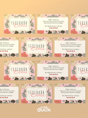 Teşekkür Kartı 4 – Tasarım Paketleme Kartı (Thank You Card)