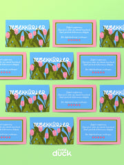 Teşekkür Kartı 6 – Tasarım Paketleme Kartı (Thank You Card)