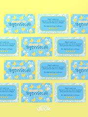 Teşekkür Kartı 7 – Tasarım Paketleme Kartı (Thank You Card)