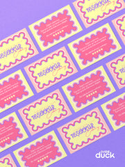 Teşekkür Kartı 8 – Tasarım Paketleme Kartı (Thank You Card)
