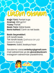 Teşekkür Kartı 1 – Tasarım Paketleme Kartı (Thank You Card)