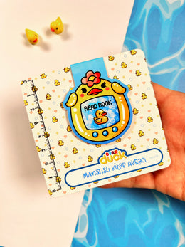 Tamagotchi Ördek Mıknatıslı Kitap Ayracı – Retro Dijital Pet “Read Book” Bookmark
