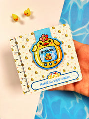 2’li Tamagotchi Ördek & Kurbağa Mıknatıslı Kitap Ayracı Seti – Retro Dijital Pet “Read Book” Bookmark