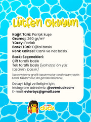 Özelleştirilebilir Teşekkür Kartı ve Kartvizit – Kişiye Özel Baskı Tasarım (Custom Thank You Card & Business Card)