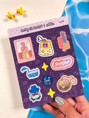 Akrep Burcu Sticker – 20 Adet Scorpio Burç Sticker Bullet Journal & Scrapbook