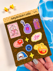 Aslan Burcu Sticker – 20 Adet Leo Burç Sticker Bullet Journal & Scrapbook