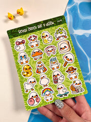2’li Hayvan Sticker Seti – 40 Adet Civciv ve Ördek Sticker Bullet Journal & Scrapbook