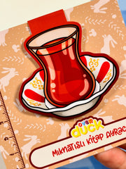 2’li Mıknatıslı Kitap Ayracı Seti – Türk Çayı ve Türk Kahvesi Magnetic Bookmark