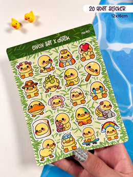 Civciv Sticker Seti – 20 Adet Bullet Journal & Scrapbook Dekoratif Kawaii Civciv Etiket