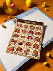 Hindi Sticker Seti – 20 Adet Bullet Journal & Scrapbook Dekoratif Hindi Etiket