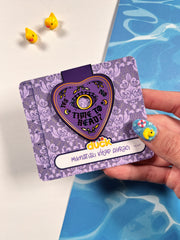 2’li Ouija Kalp Mıknatıslı Kitap Ayracı Seti – “Time to Read?” Gothic Bookmark