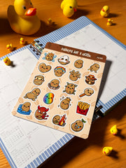 Patates Sticker Seti – 20 Adet Bullet Journal & Scrapbook Dekoratif Kawaii Patates Etiket