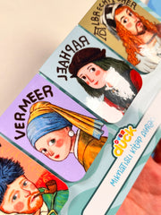 8’li Ünlü Ressamlar Mıknatıslı Kitap Ayracı Seti – Famous Artists Magnetic Bookmark (Van Gogh, Vermeer, Rembrandt, Leonardo da Vinci, Salvador Dalí, René Magritte, Frida Kahlo)