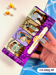 4’lü Süngerbob Sanatçı Mıknatıslı Kitap Ayracı Seti 2 – Cartoon Artist Parody Magnetic Bookmark
