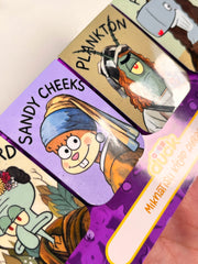 8’li Süngerbob Sanatçı Mıknatıslı Kitap Ayracı Seti – Cartoon Artist Parody Magnetic Bookmark
