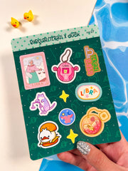 Terazi Burcu Sticker – 20 Adet Libra Burç Sticker Bullet Journal & Scrapbook
