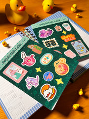 Terazi Burcu Sticker – 20 Adet Libra Burç Sticker Bullet Journal & Scrapbook