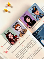 4’lü Alacakaranlık Mıknatıslı Kitap Ayracı Seti 1 – Twilight Saga Magnetic Bookmark