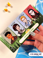 4’lü Alacakaranlık Mıknatıslı Kitap Ayracı Seti 2 – Twilight Saga Magnetic Bookmark