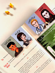 4’lü Alacakaranlık Mıknatıslı Kitap Ayracı Seti 2 – Twilight Saga Magnetic Bookmark