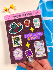 Yay Burcu Sticker – 20 Adet Sagittarius Burç Sticker Bullet Journal & Scrapbook