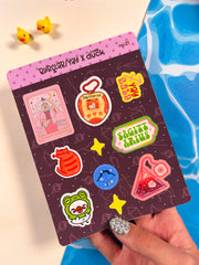 Yay Burcu Sticker – 20 Adet Sagittarius Burç Sticker Bullet Journal & Scrapbook