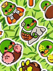 Ördek & Kaz Sticker Seti – 20 Adet Bullet Journal & Scrapbook Dekoratif Kawaii Ördek Etiket